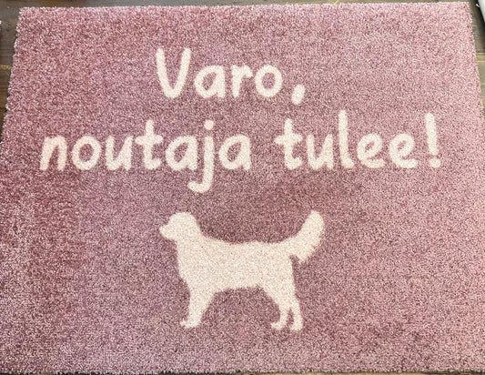 Karva-apurilla saat kynnysmaton helposti huollettua